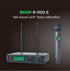 R–1100 EL Tek Kanal 2 Anten Uhf Kablosuz  Mikrofon