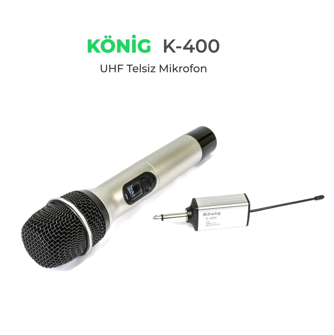 K–400 EL  UHF Telsiz Mikrofon