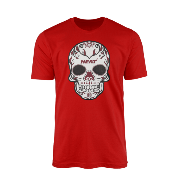 Miami Skull Kırmızı Tshirt
