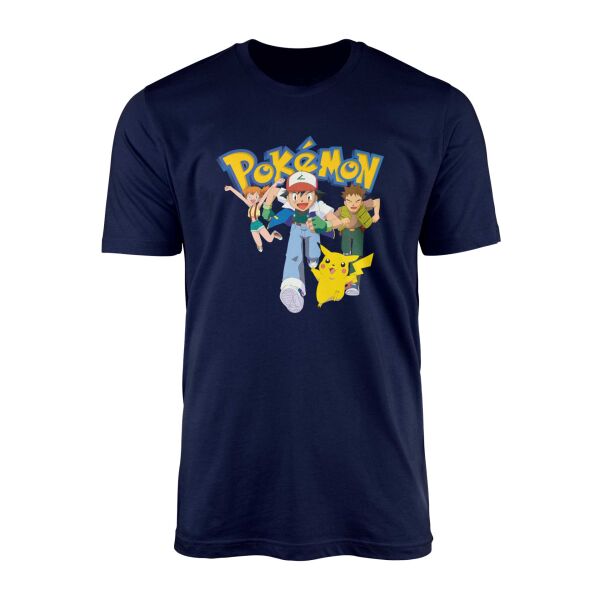 Pokemon Lacivert Tişört