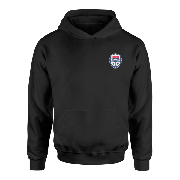 USA Superior Logo Siyah Hoodie