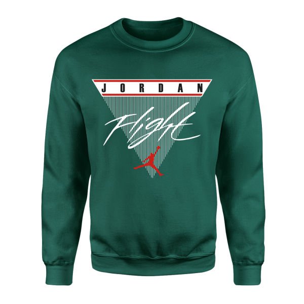 Air Jordan Nefti Yeşili Sweatshirt