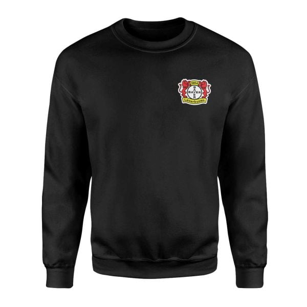 Bayer 04 Leverkusen Siyah Sweatshirt