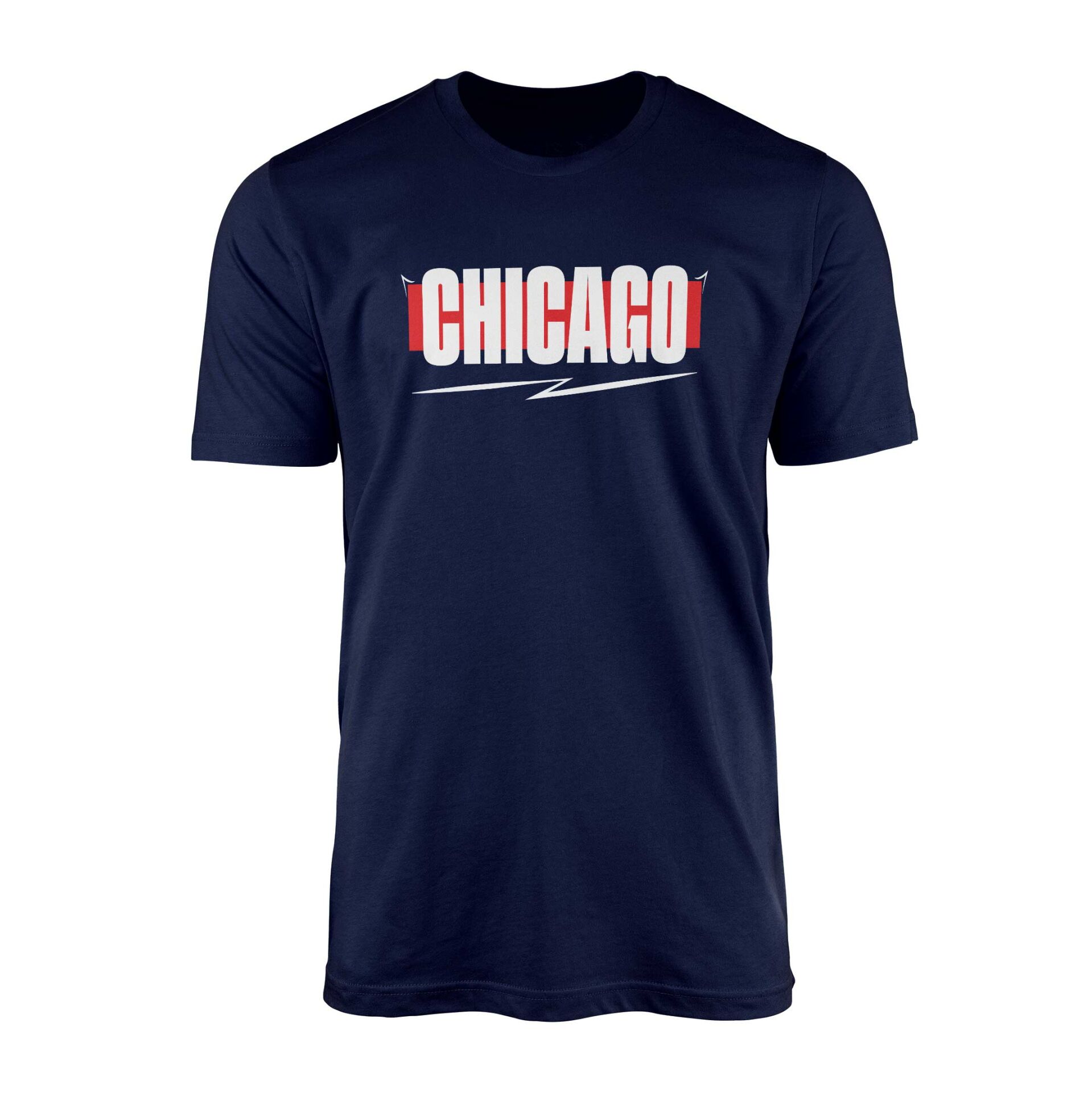 Chicago Lacivert Tişört