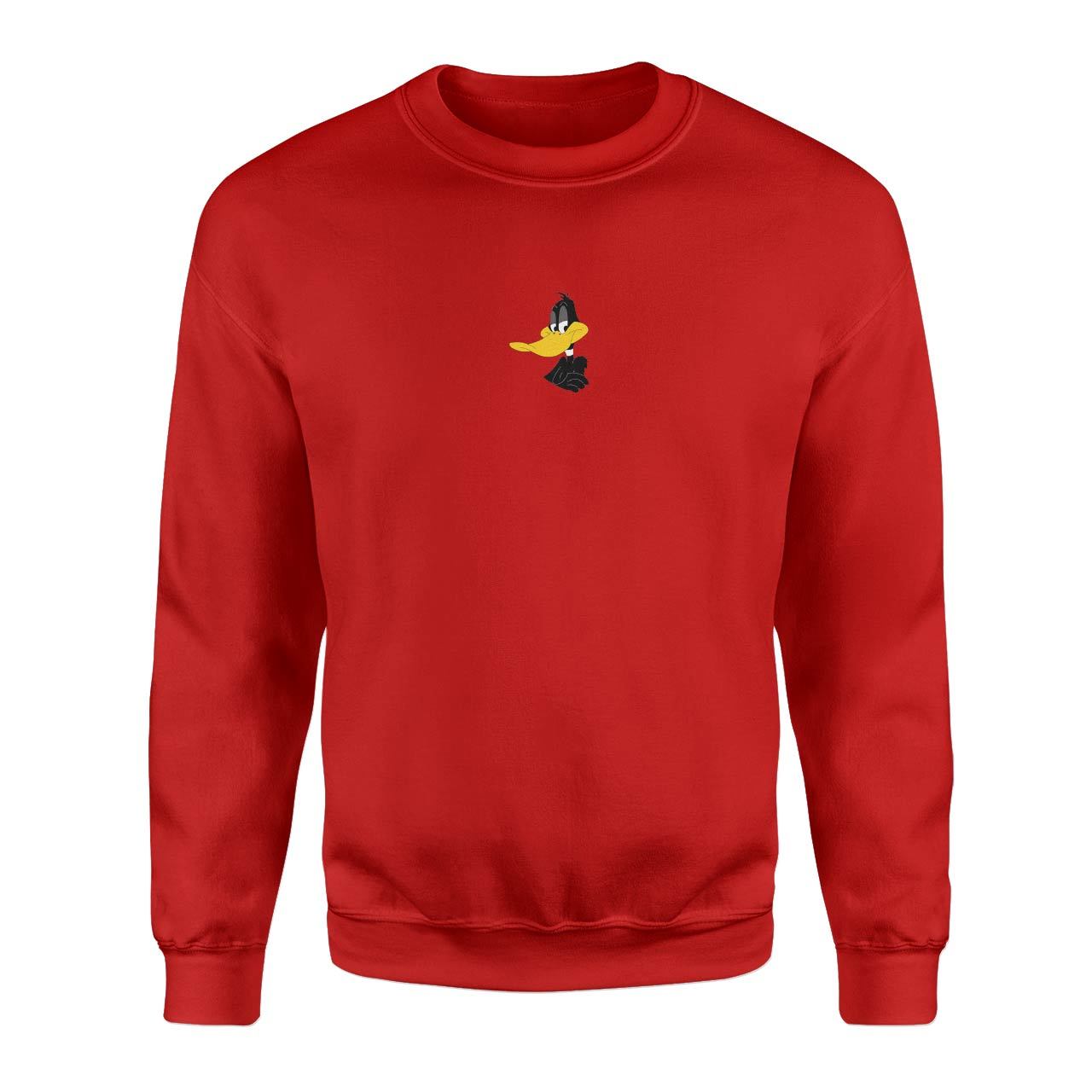 Daffy Duck Kırmızı Sweatshirt