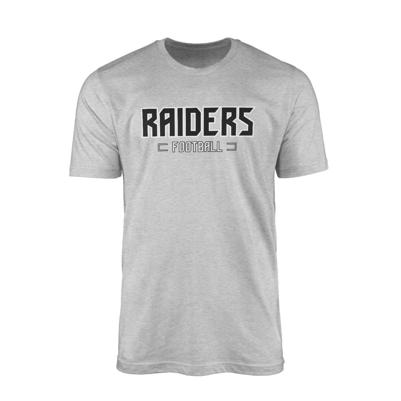 Raiders Football Gri Tshirt
