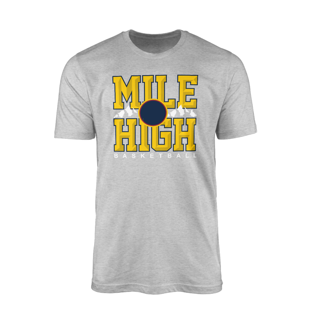 Mile High Basketball Gri Tshirt