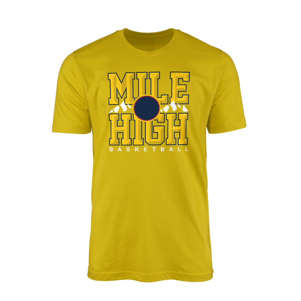 Mile High Basketball Sarı Tshirt
