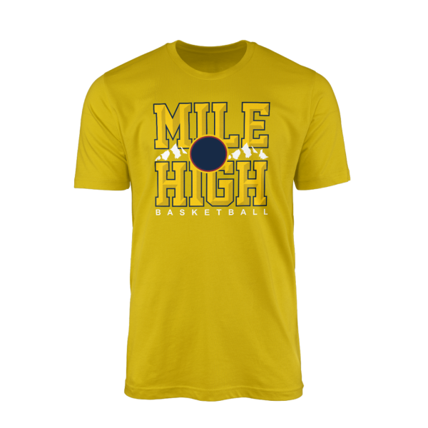 Mile High Basketball Sarı Tshirt