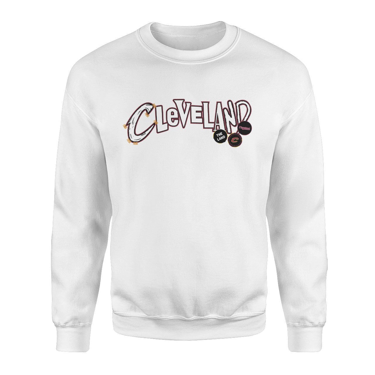 Cleveland City Edition Beyaz Sweathsirt