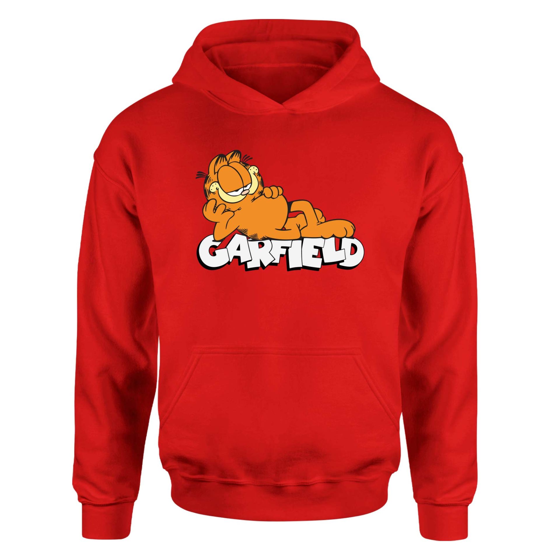 Garfield Kırmızı Hoodie