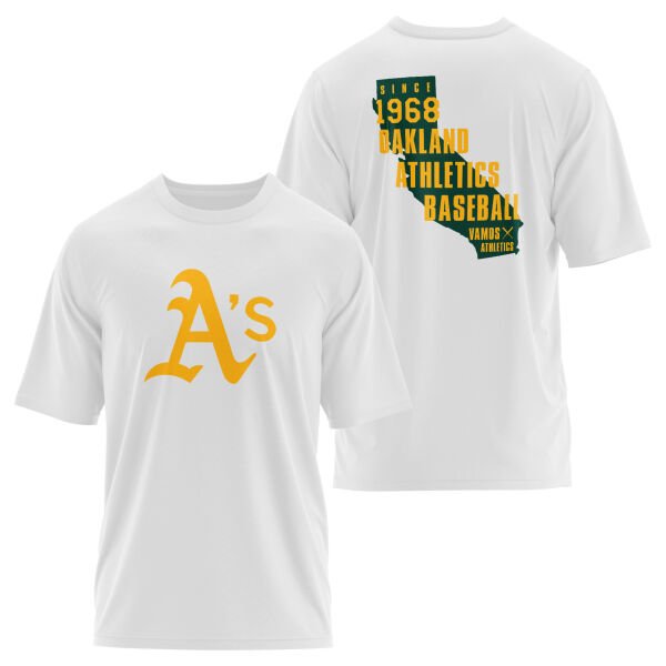 Oakland A's | Vamos Athletics Beyaz Oversize Tişört