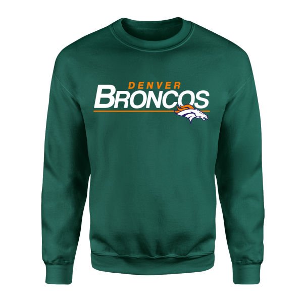 Broncos Nefti Yeşili Sweatshirt