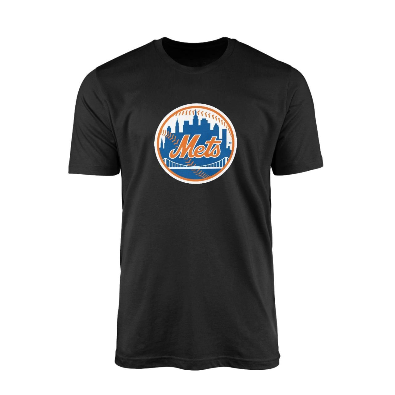 NY Mets Siyah Tshirt