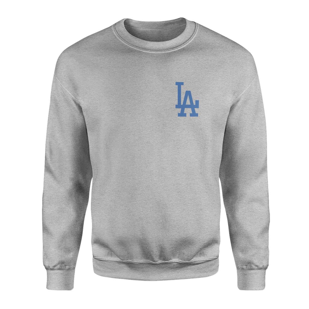 LA Dodgers Logo Gri Sweatshirt