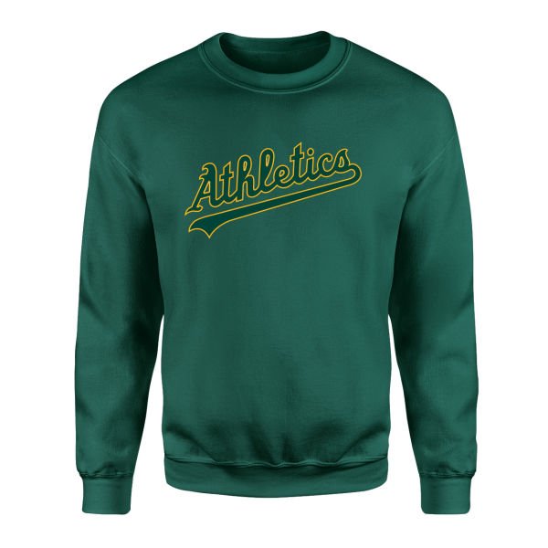 Oakland Athletics Nefti Yeşili Sweatshirt