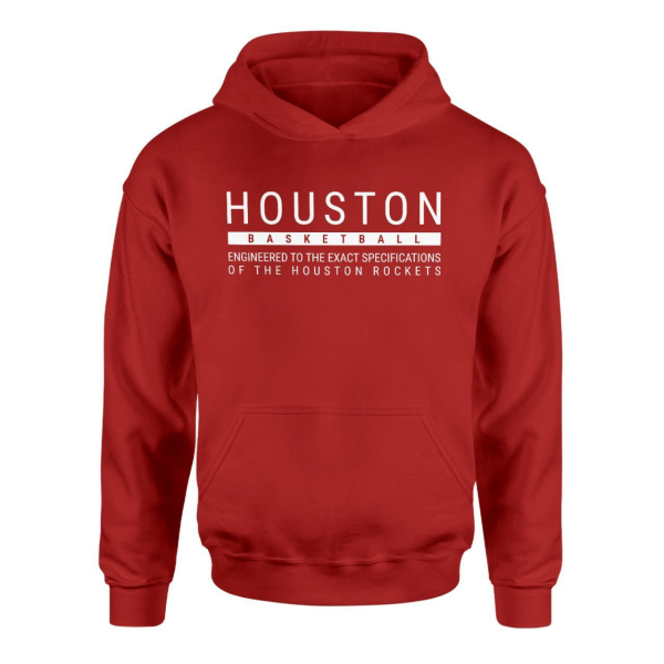 Houston Basketball Kırmızı Hoodie