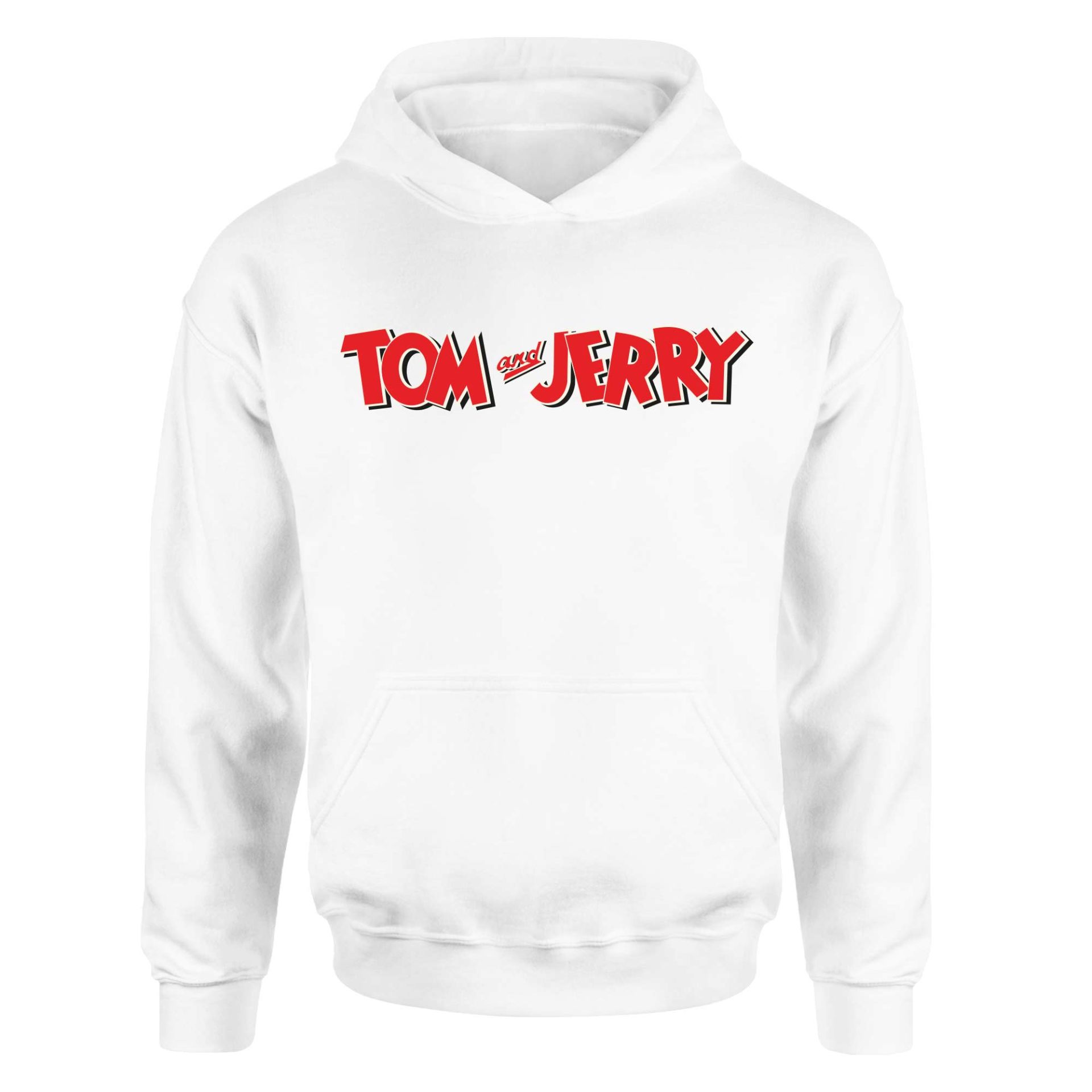 Tom ve Jerry Beyaz Hoodie