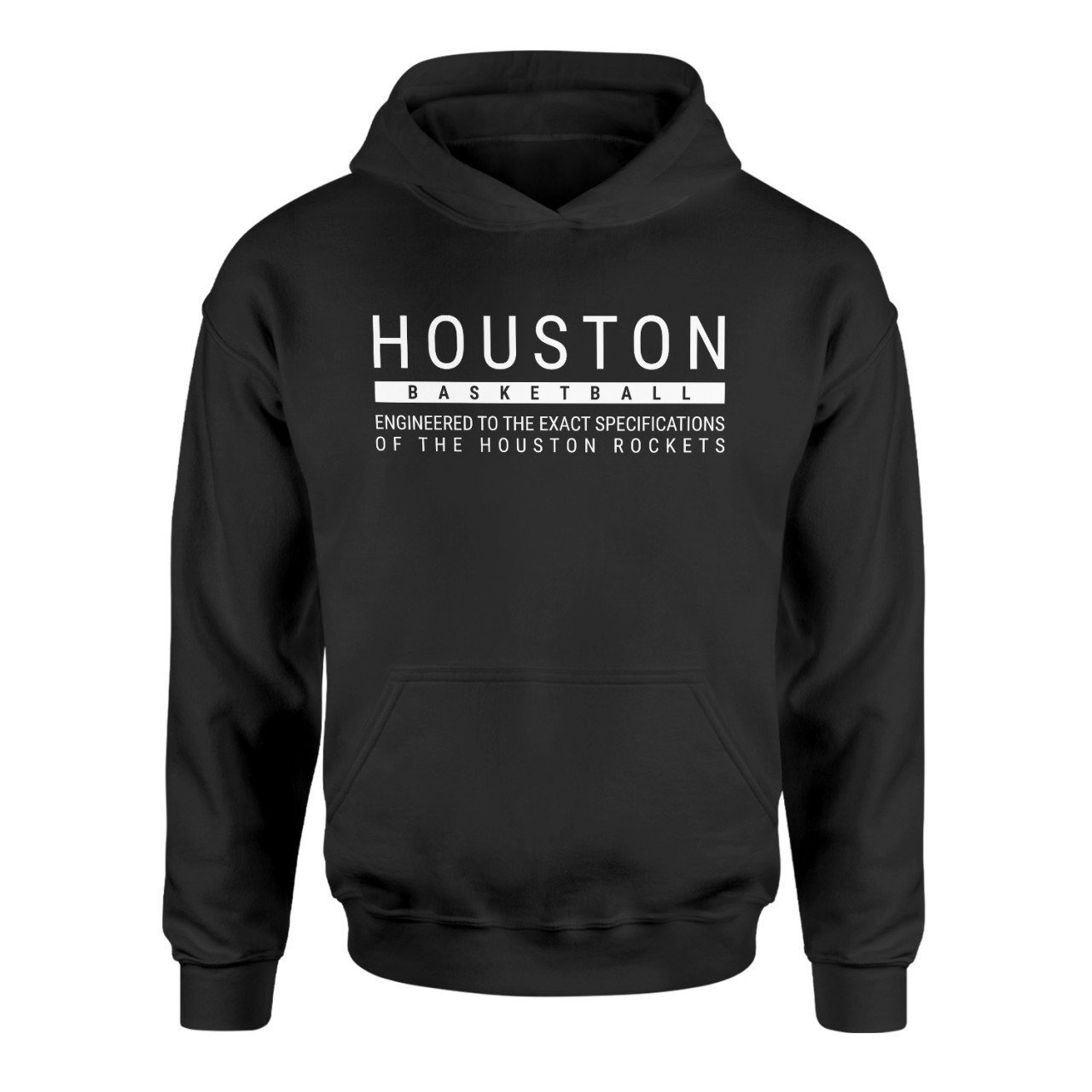 Houston Basketball Siyah Hoodie
