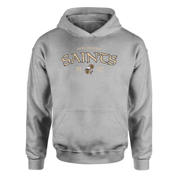 New Orleans Saints Gri Hoodie