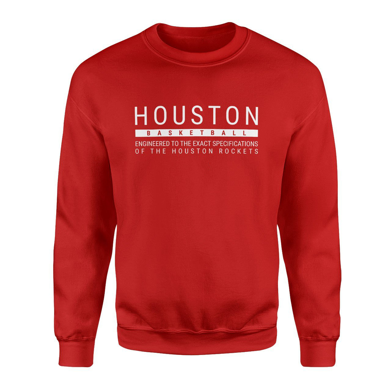 Houston Basketball Kırmızı Sweatshirt