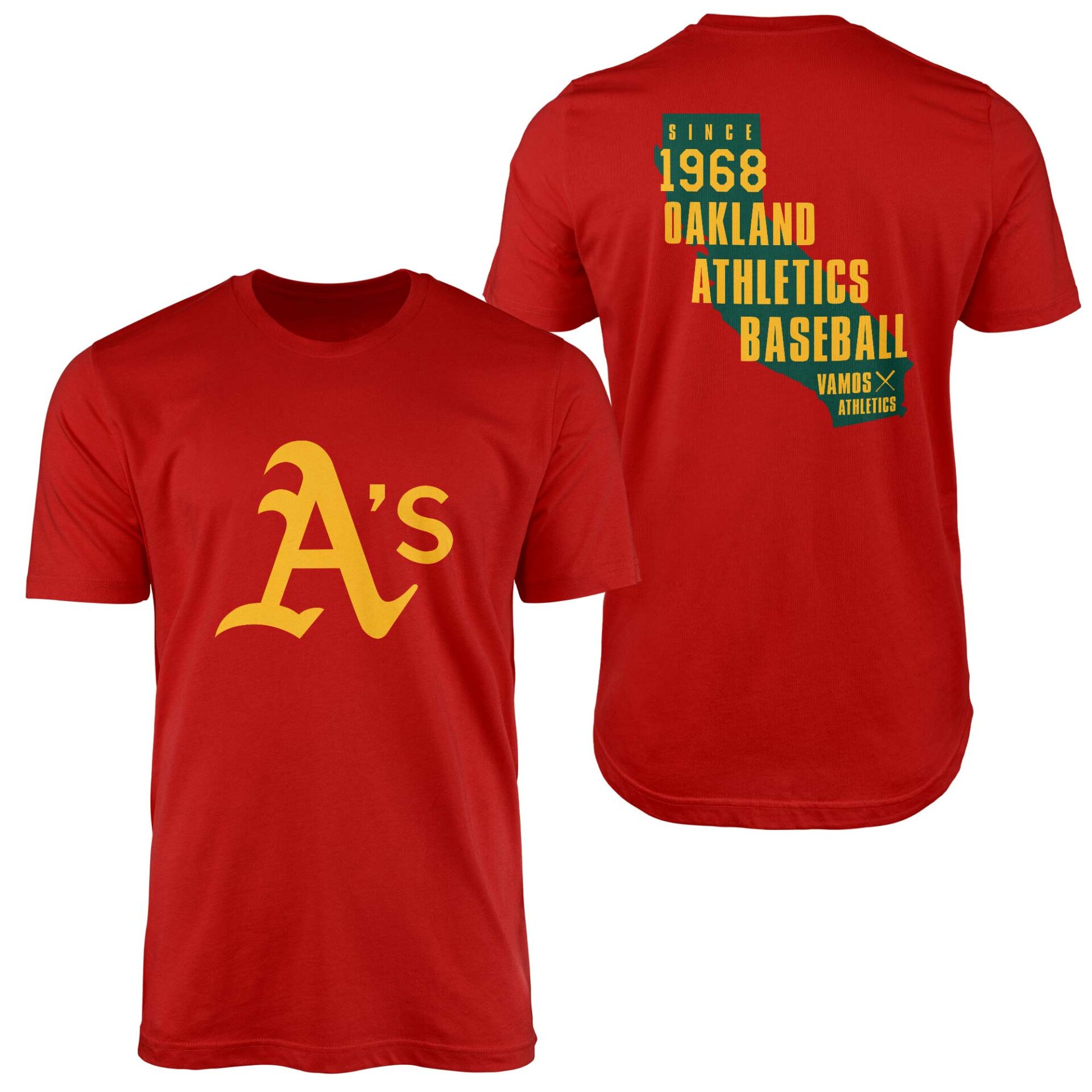 Oakland A's | Vamos Athletics Kırmızı Tişört