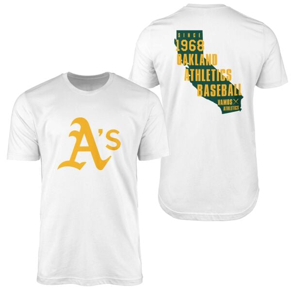 Oakland A's | Vamos Athletics Beyaz Tişört