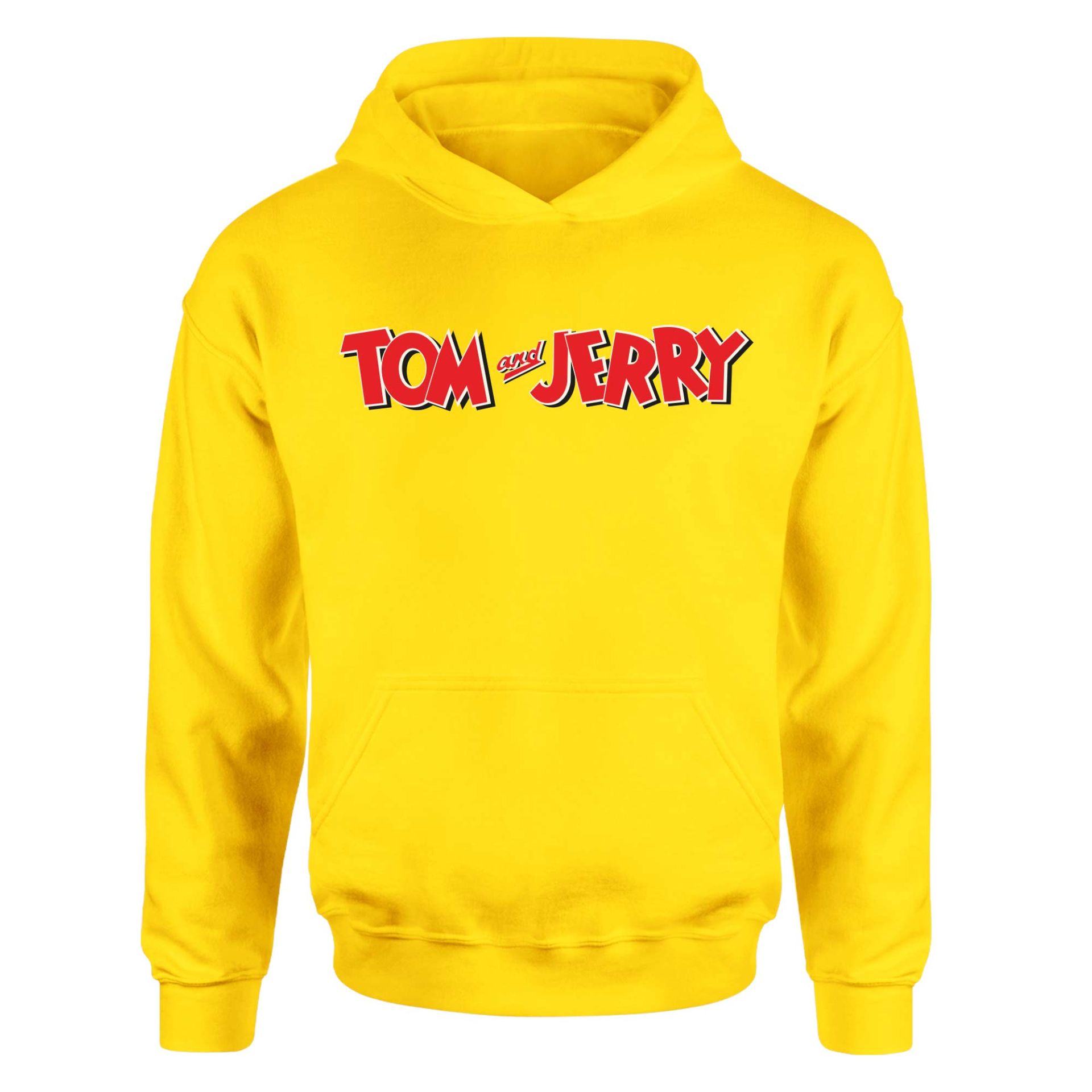 Tom ve Jerry Sarı Hoodie