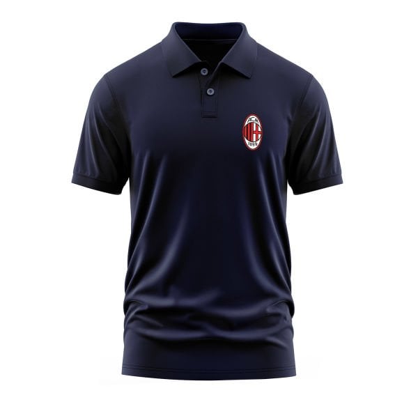 AC Milan Koyu Lacivert Polo Tişört