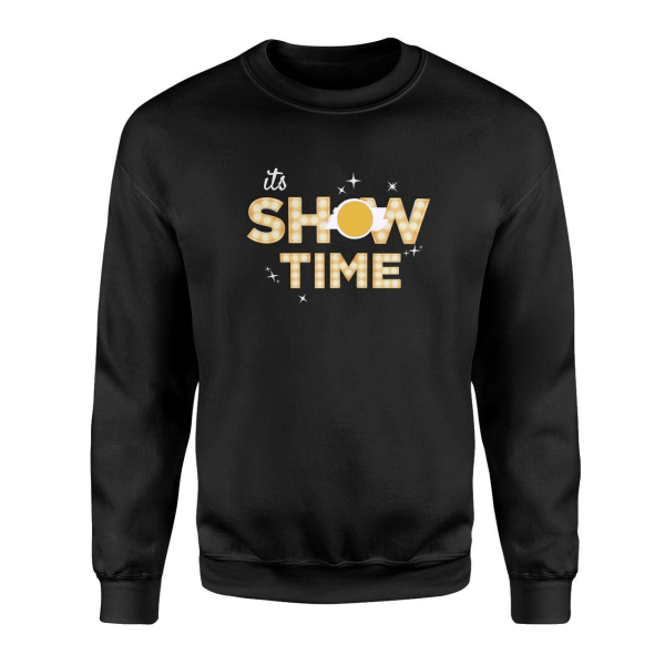 Show Time Siyah Sweatshirt