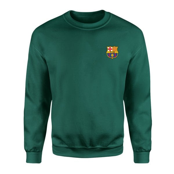 FC Barcelona Nefti Yeşili Sweatshirt