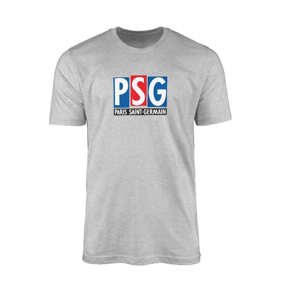 PSG Vintage Gri Tişört