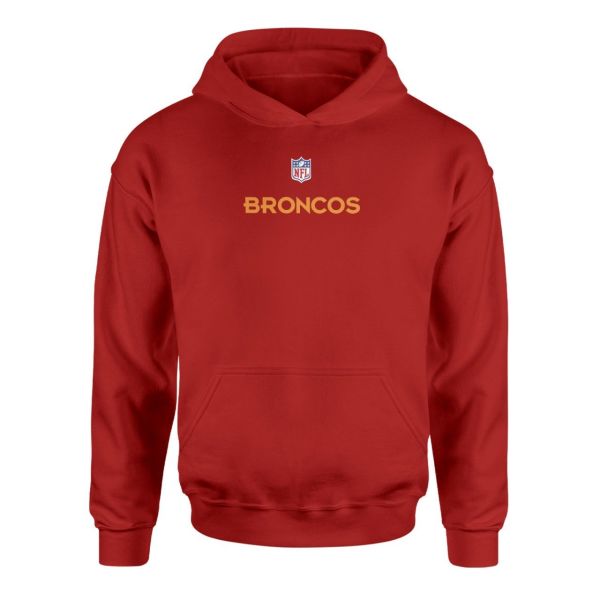 Denver Broncos Iconic Kırmızı Hoodie