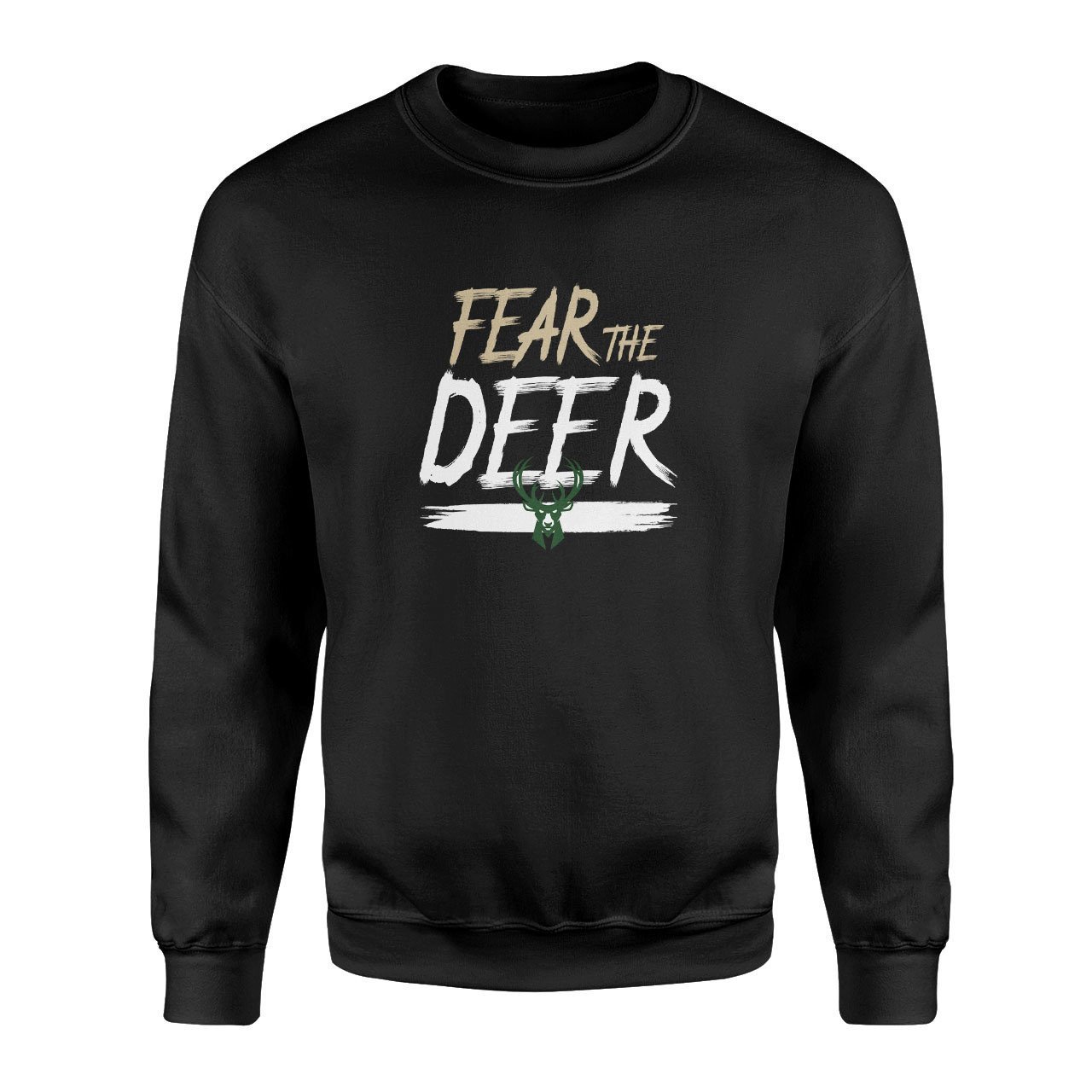Fear The Deer Siyah Sweatshirt