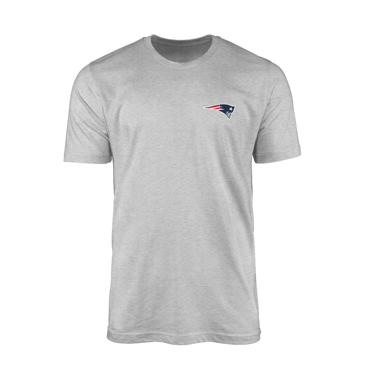 New England Patriots Superior Logo Gri Tshirt