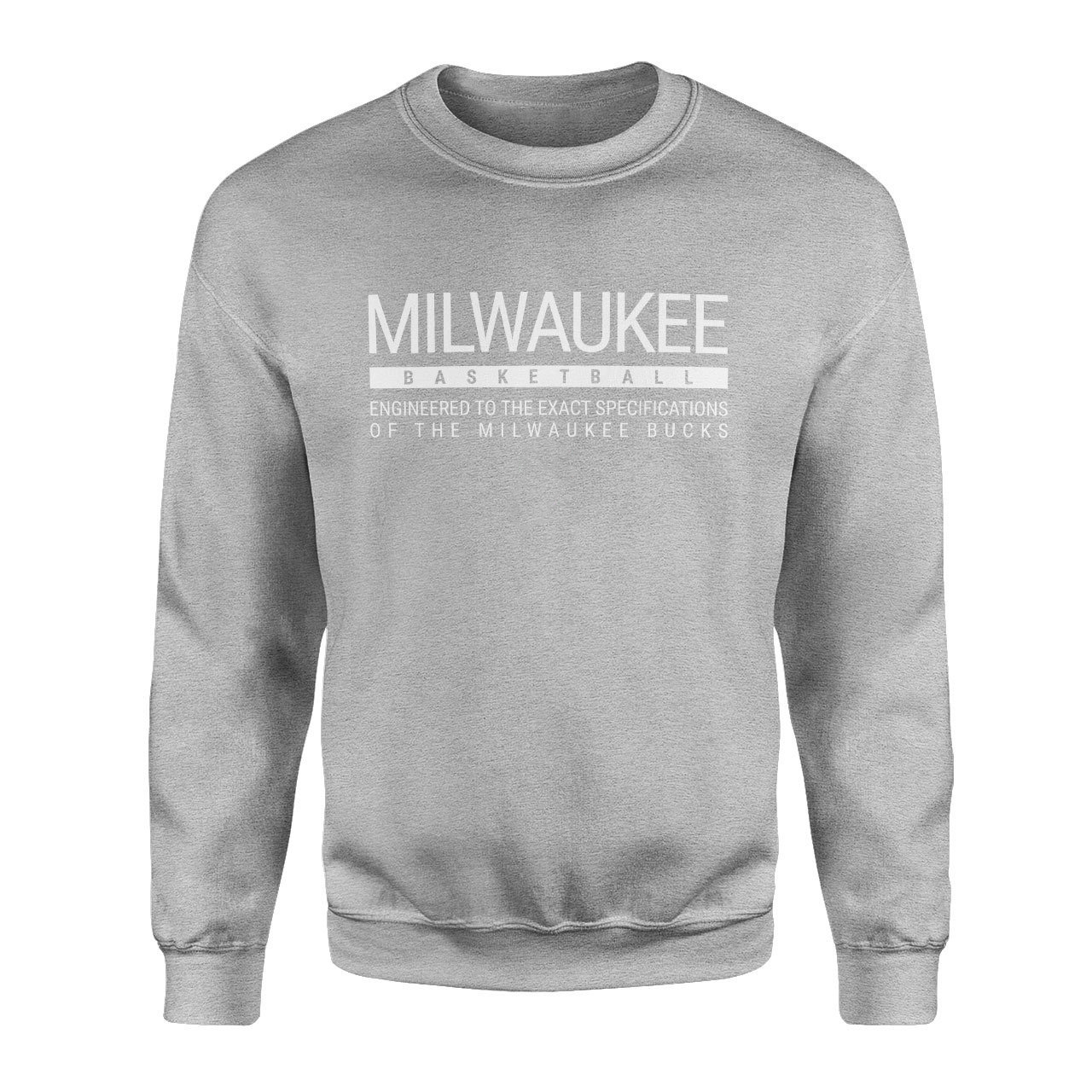 Milwaukee Basketball Gri Sweatshirt