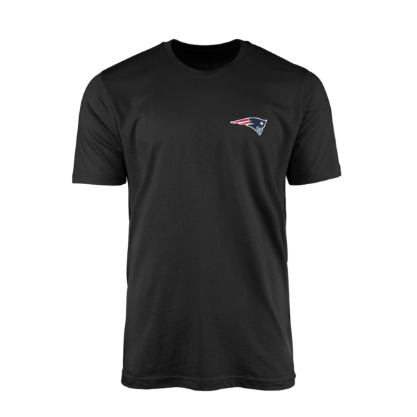 New England Patriots Superior Logo Siyah Tshirt
