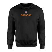 Denver Broncos Iconic Siyah Sweatshirt