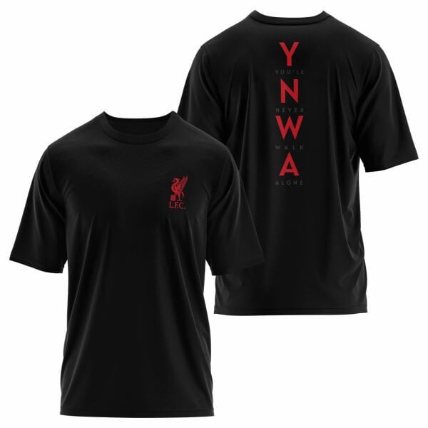 Liverpool FC | YNWA Siyah Oversize Tişört