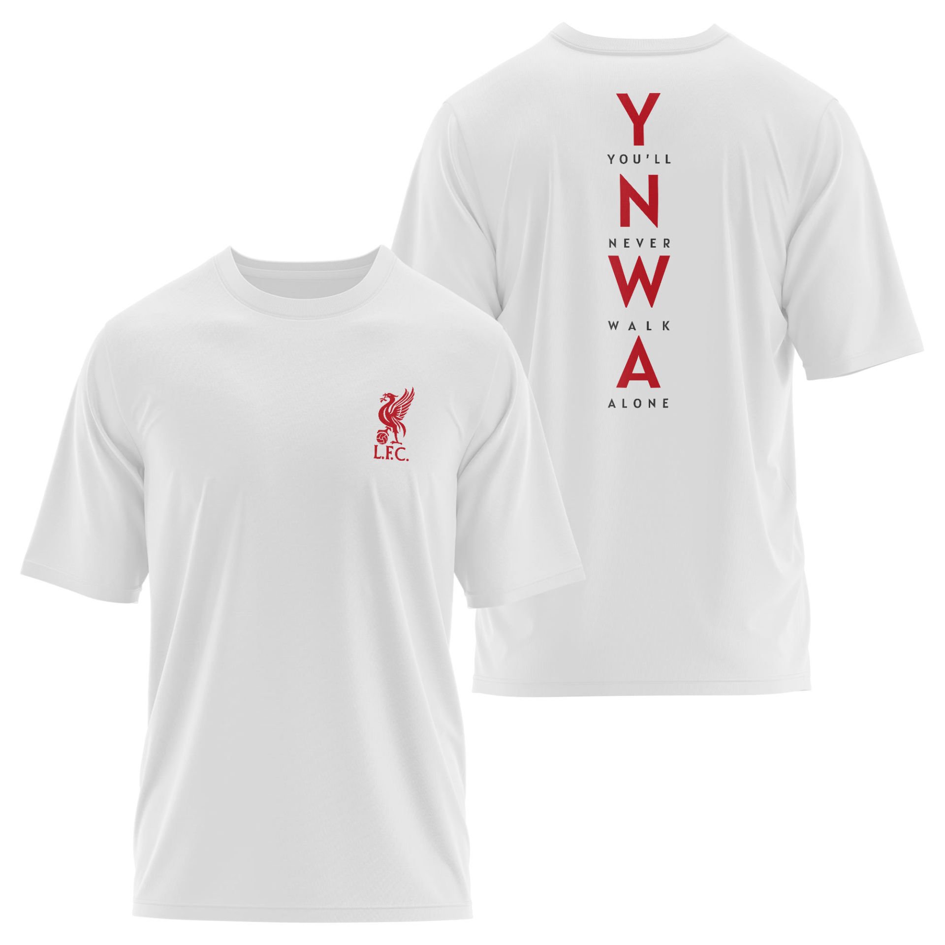 Liverpool FC | YNWA Beyaz Oversize Tişört