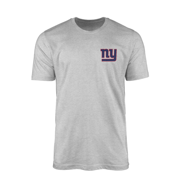 New York Giants Superior Logo Gri Tshirt