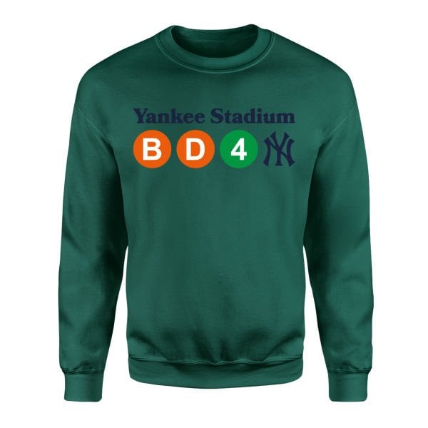 Yankees Stadium Nefti Yeşili Sweatshirt