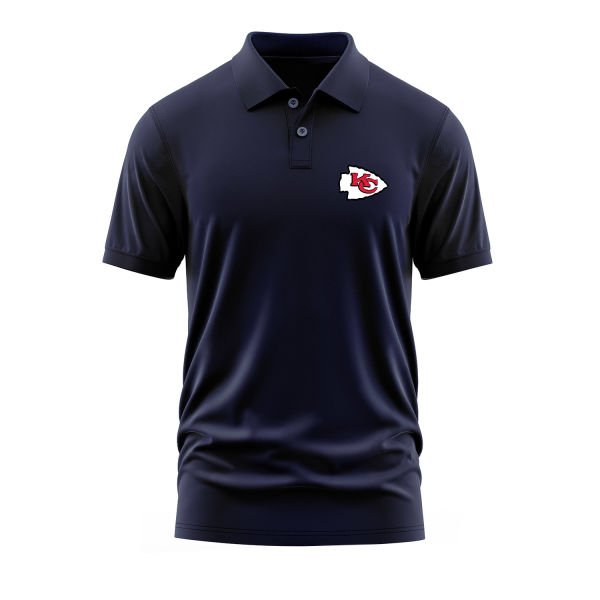 Kansas City Chiefs Koyu Lacivert Polo Tişört