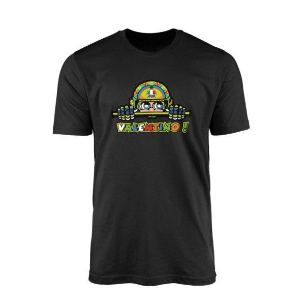 Valentino Rossi Siyah Tshirt