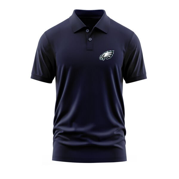 Philadelphia Eagles Koyu Lacivert Polo Tişört