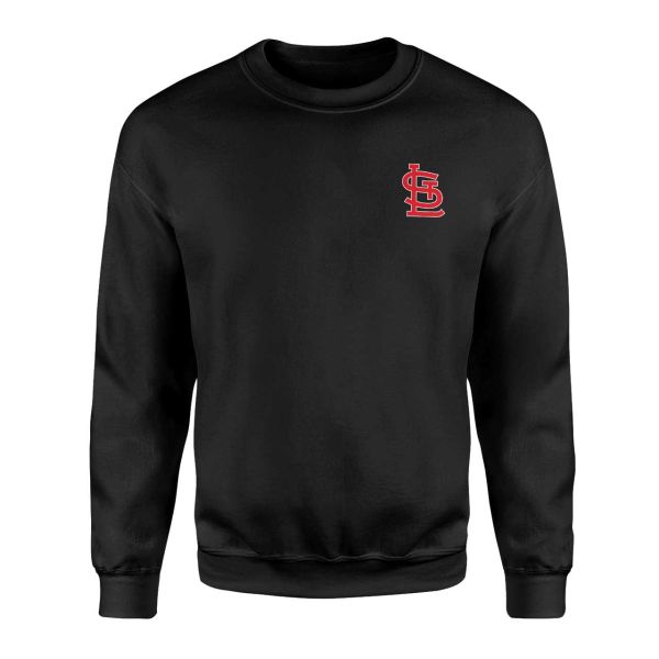 St. Louis Cardinals Siyah Sweatshirt