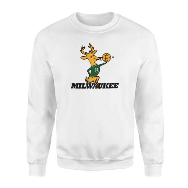 Milwaukee Retro Beyaz Sweatshirt