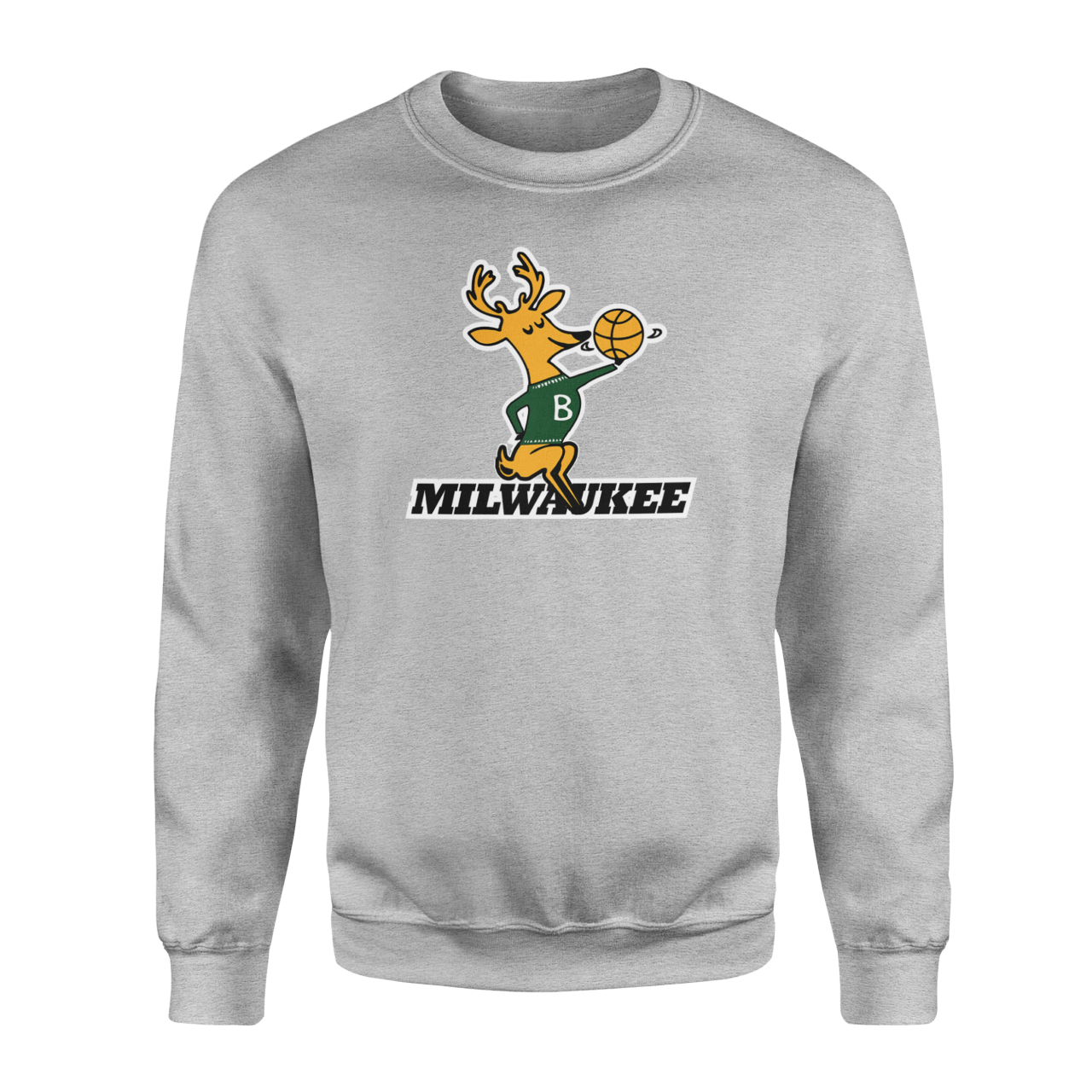 Milwaukee Retro Gri Sweatshirt