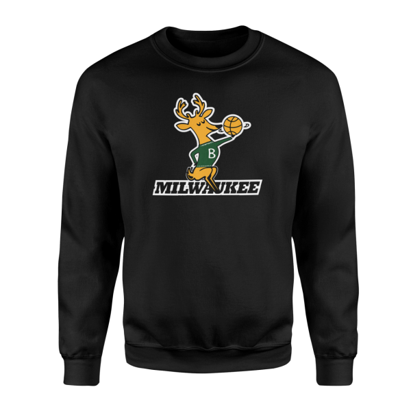 Milwaukee Retro Siyah Sweatshirt