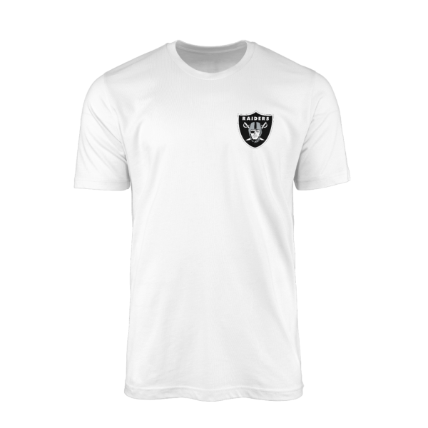 Oakland Raiders Superior Logo Beyaz Tshirt